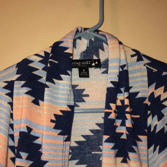 Aztec Print Cardigarn - Picture 2 of 2